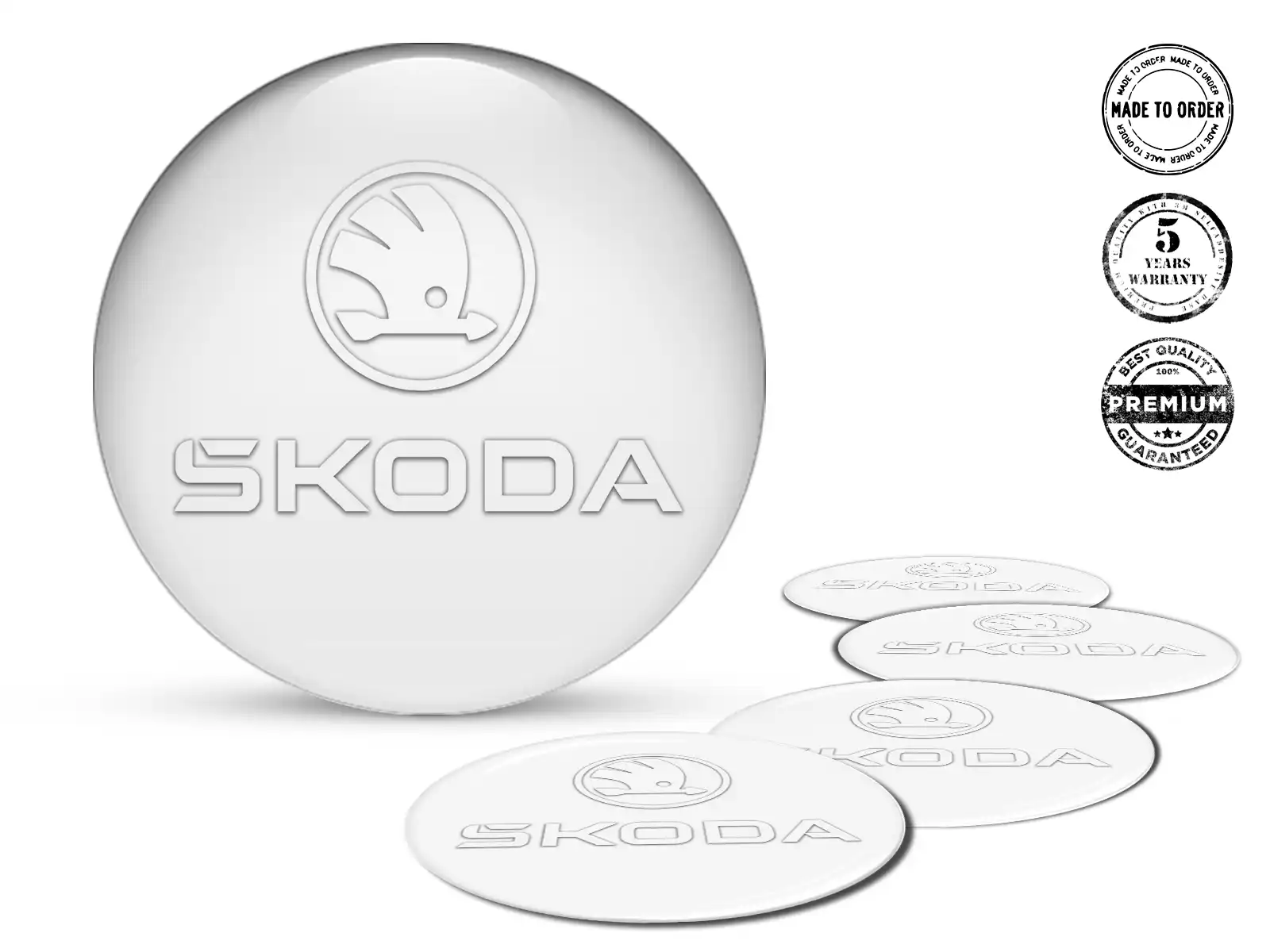 Skoda Dome Dekoration Stil Individuelle Radplaketten